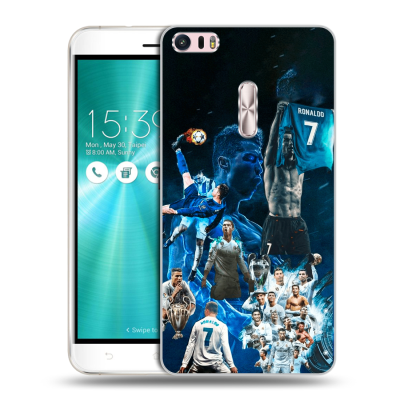 Пластиковый чехол на Asus ZenFone 3 Ultra с принтом Реал Роналдо Пластиковый чехол на Asus ZenFone 3 Ultra с принтом Реал Роналдо