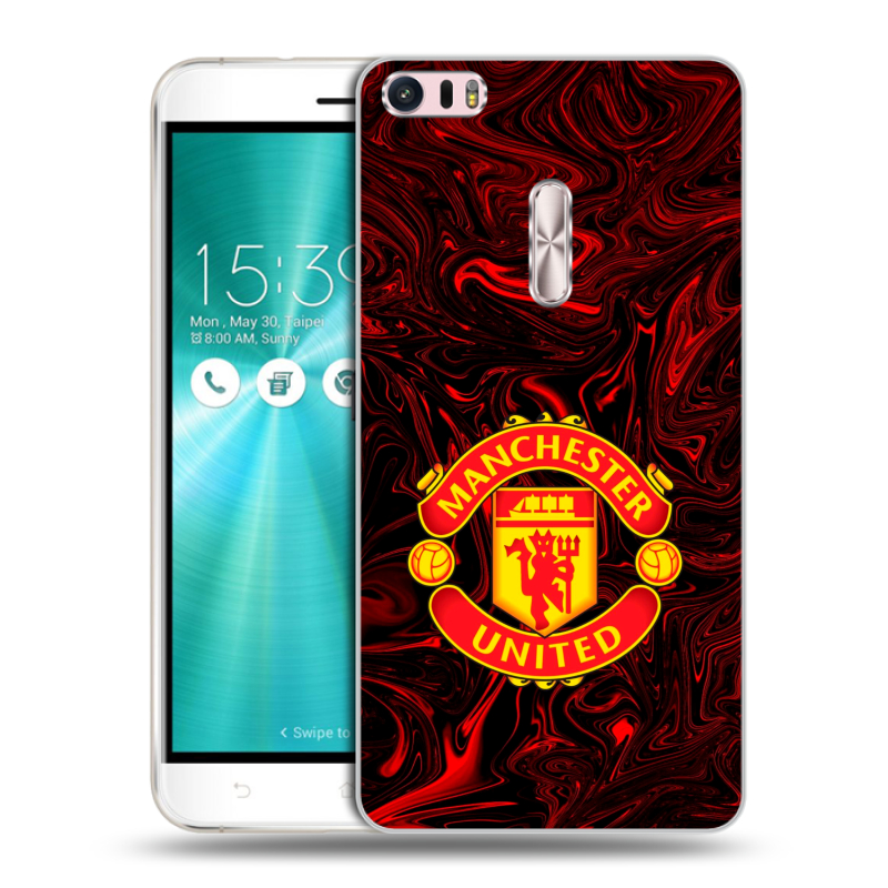 Силиконовый чехол на Asus ZenFone 3 Ultra с принтом Manchester United Силиконовый чехол на Asus ZenFone 3 Ultra с принтом Manchester United