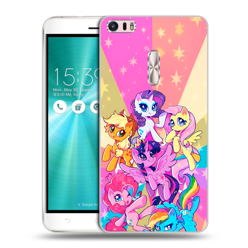 Силиконовый чехол на Asus ZenFone 3 Ultra с принтом My little pony Дружба чудо Силиконовый чехол на Asus ZenFone 3 Ultra с принтом My little pony Дружба чудо