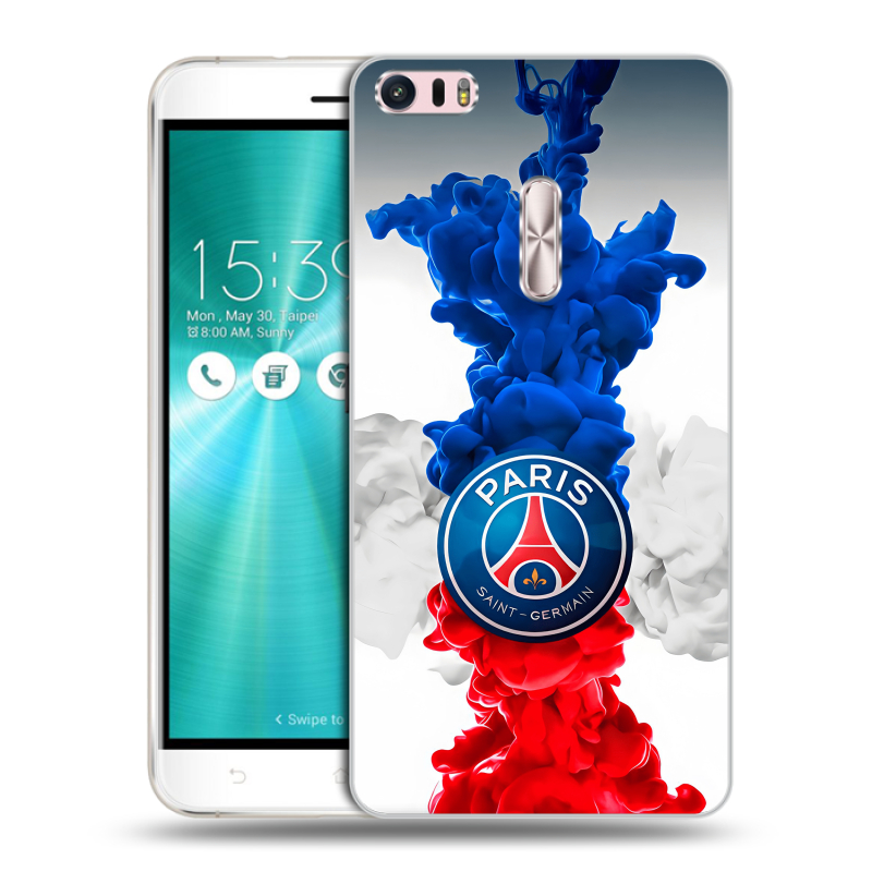 Пластиковый чехол на Asus ZenFone 3 Ultra с принтом PSG ПСЖ Пластиковый чехол на Asus ZenFone 3 Ultra с принтом PSG ПСЖ