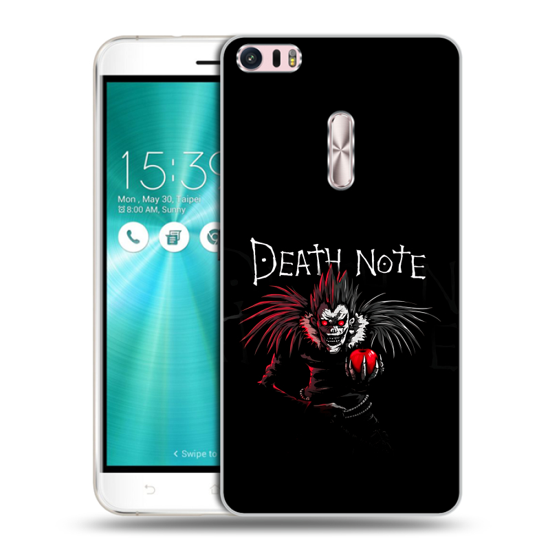 Силиконовый чехол на Asus ZenFone 3 Ultra с принтом Death note Тетрадь смерти Силиконовый чехол на Asus ZenFone 3 Ultra с принтом Death note Тетрадь смерти