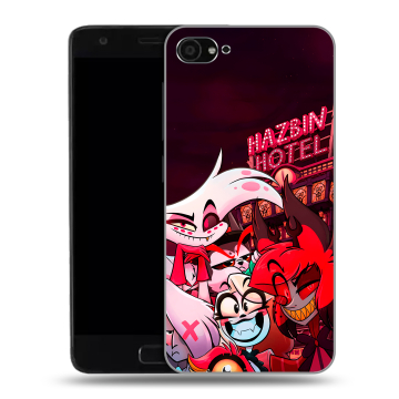 Пластиковый чехол на ZUK Z2 с принтом Hazbin Hotel Отель Хазбин