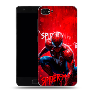 Пластиковый чехол на ZUK Z2 с принтом Spiderman Человек паук