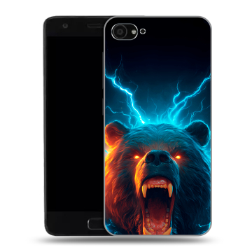 Пластиковый чехол на ZUK Z2 с принтом Медведь Пластиковый чехол на ZUK Z2 с принтом Медведь