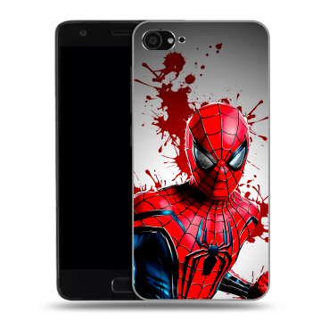 Пластиковый чехол на ZUK Z2 с принтом Spiderman Человек паук