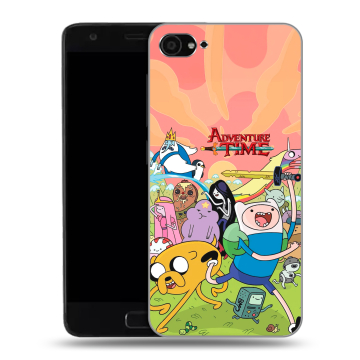 Пластиковый чехол на ZUK Z2 с принтом Adventure time Время приключений Пластиковый чехол на ZUK Z2 с принтом Adventure time Время приключений