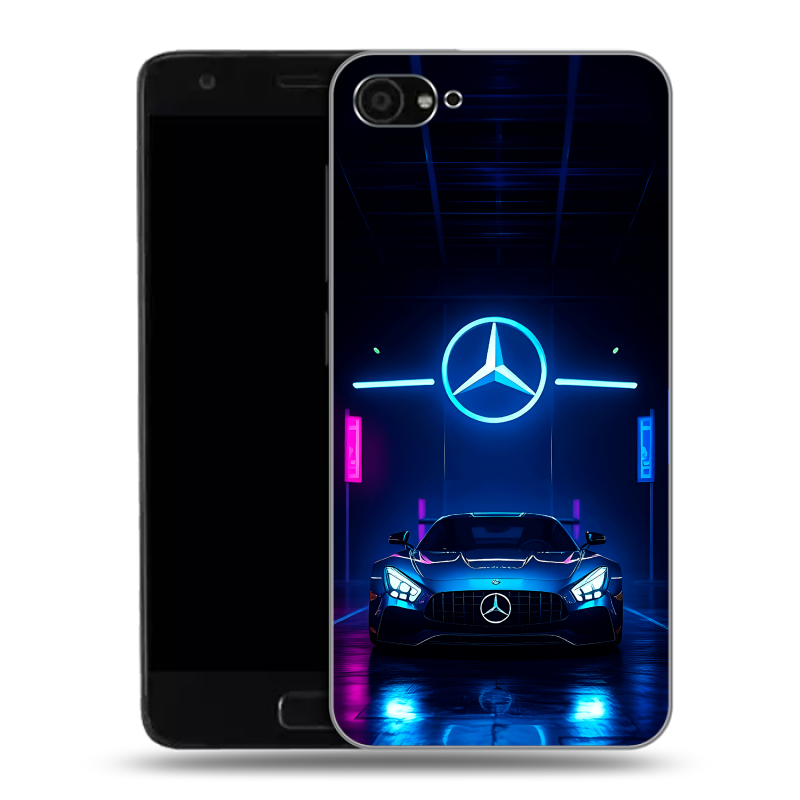 Пластиковый чехол на ZUK Z2 с принтом Mercedes Мерседес Пластиковый чехол на ZUK Z2 с принтом Mercedes Мерседес