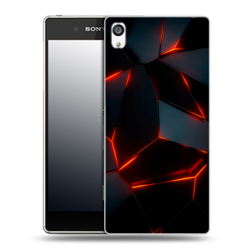 Пластиковый чехол на Sony Xperia E5 с принтом Яркие абстракции Пластиковый чехол на Sony Xperia E5 с принтом Яркие абстракции