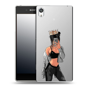 Пластиковый чехол на Sony Xperia E5 с принтом Женские принты Пластиковый чехол на Sony Xperia E5 с принтом Женские принты