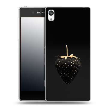 Пластиковый чехол на Sony Xperia E5 с принтом Черная клубника Пластиковый чехол на Sony Xperia E5 с принтом Черная клубника