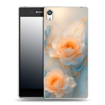Пластиковый чехол на Sony Xperia E5 с принтом Женский Пластиковый чехол на Sony Xperia E5 с принтом Женский