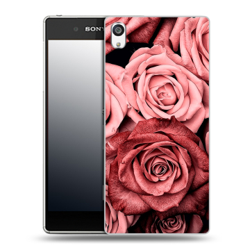 Пластиковый чехол на Sony Xperia E5 с принтом Цветы розы Пластиковый чехол на Sony Xperia E5 с принтом Цветы розы