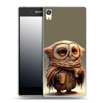 Пластиковый чехол на Sony Xperia E5 с принтом Сова Пластиковый чехол на Sony Xperia E5 с принтом Сова