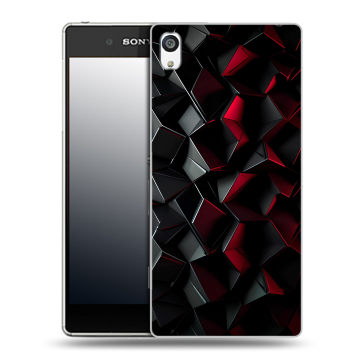 Пластиковый чехол на Sony Xperia E5 с принтом Абстракция