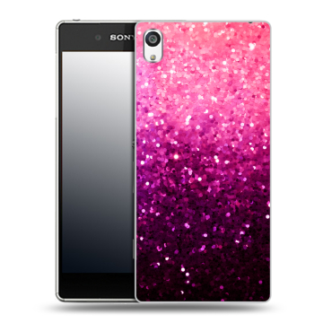 Пластиковый чехол на Sony Xperia E5 с принтом Блестки Пластиковый чехол на Sony Xperia E5 с принтом Блестки