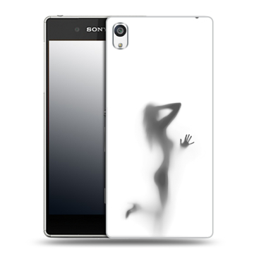 Пластиковый чехол на Sony Xperia E5 с принтом Силуэт
