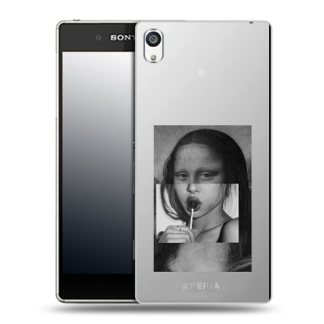Пластиковый чехол на Sony Xperia E5 с принтом Мона Лиза