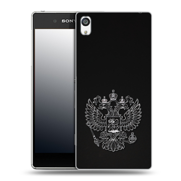 Пластиковый чехол на Sony Xperia E5 с принтом Герб России