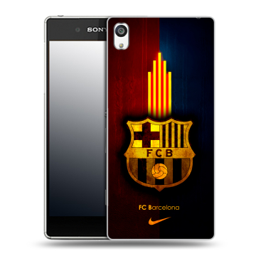 Пластиковый чехол на Sony Xperia E5 с принтом Барселона Barcelona