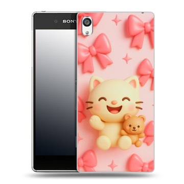 Пластиковый чехол на Sony Xperia E5 с принтом для девочек