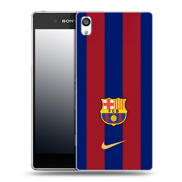 Пластиковый чехол на Sony Xperia E5 с принтом Барселона Barcelona