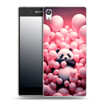 Пластиковый чехол на Sony Xperia E5 с принтом Панда