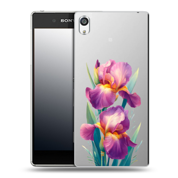 Пластиковый чехол на Sony Xperia E5 с принтом Цветы орхидеи