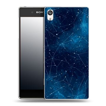 Пластиковый чехол на Sony Xperia E5 с принтом Космос звезды