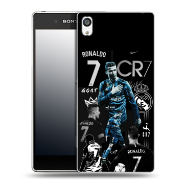 Пластиковый чехол на Sony Xperia E5 с принтом Реал Роналдо