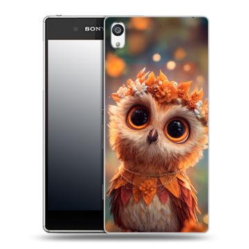 Пластиковый чехол на Sony Xperia E5 с принтом Милая сова