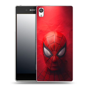 Пластиковый чехол на Sony Xperia E5 с принтом Spiderman Человек паук
