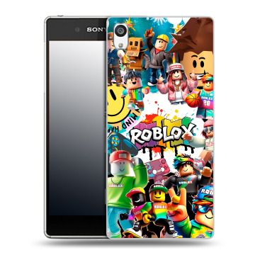 Пластиковый чехол на Sony Xperia E5 с принтом Roblox Роблокс Пластиковый чехол на Sony Xperia E5 с принтом Roblox Роблокс