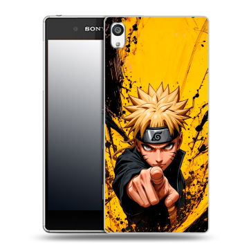 Пластиковый чехол на Sony Xperia E5 с принтом Naruto Наруто