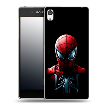 Пластиковый чехол на Sony Xperia E5 с принтом Spiderman Человек паук