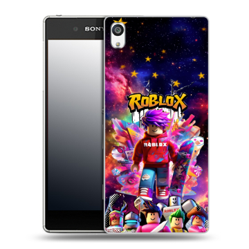 Пластиковый чехол на Sony Xperia E5 с принтом Roblox Роблокс Пластиковый чехол на Sony Xperia E5 с принтом Roblox Роблокс