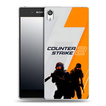 Пластиковый чехол на Sony Xperia E5 с принтом Counter Strike