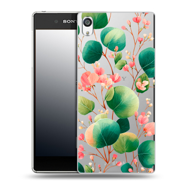 Пластиковый чехол на Sony Xperia E5 с принтом женский