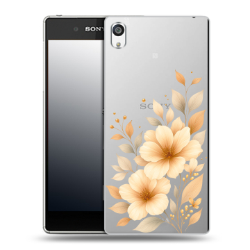 Пластиковый чехол на Sony Xperia E5 с принтом для девушки