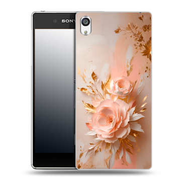 Пластиковый чехол на Sony Xperia E5 с принтом женский