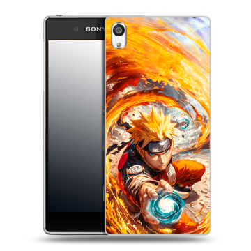 Пластиковый чехол на Sony Xperia E5 с принтом Аниме Наруто Naruto