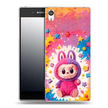 Пластиковый чехол на Sony Xperia E5 с принтом Labubu Лабубу