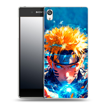 Пластиковый чехол на Sony Xperia E5 с принтом Аниме Наруто Naruto