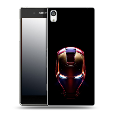 Пластиковый чехол на Sony Xperia E5 с принтом IronMan Железный человек