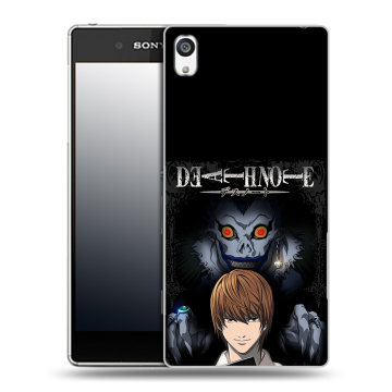 Пластиковый чехол на Sony Xperia E5 с принтом Death note Тетрадь смерти