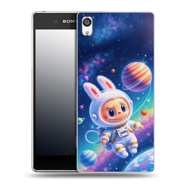 Пластиковый чехол на Sony Xperia E5 с принтом Labubu Лабубу