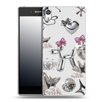 Пластиковый чехол на Sony Xperia E5 с принтом Y2K