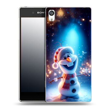 Пластиковый чехол на Sony Xperia E5 с принтом Новый год