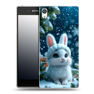 Пластиковый чехол на Sony Xperia E5 с принтом Новый год