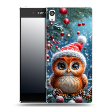 Пластиковый чехол на Sony Xperia E5 с принтом Новый год