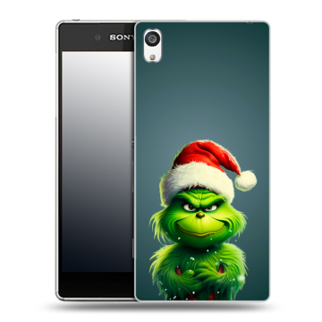 Пластиковый чехол на Sony Xperia E5 с принтом Новый год